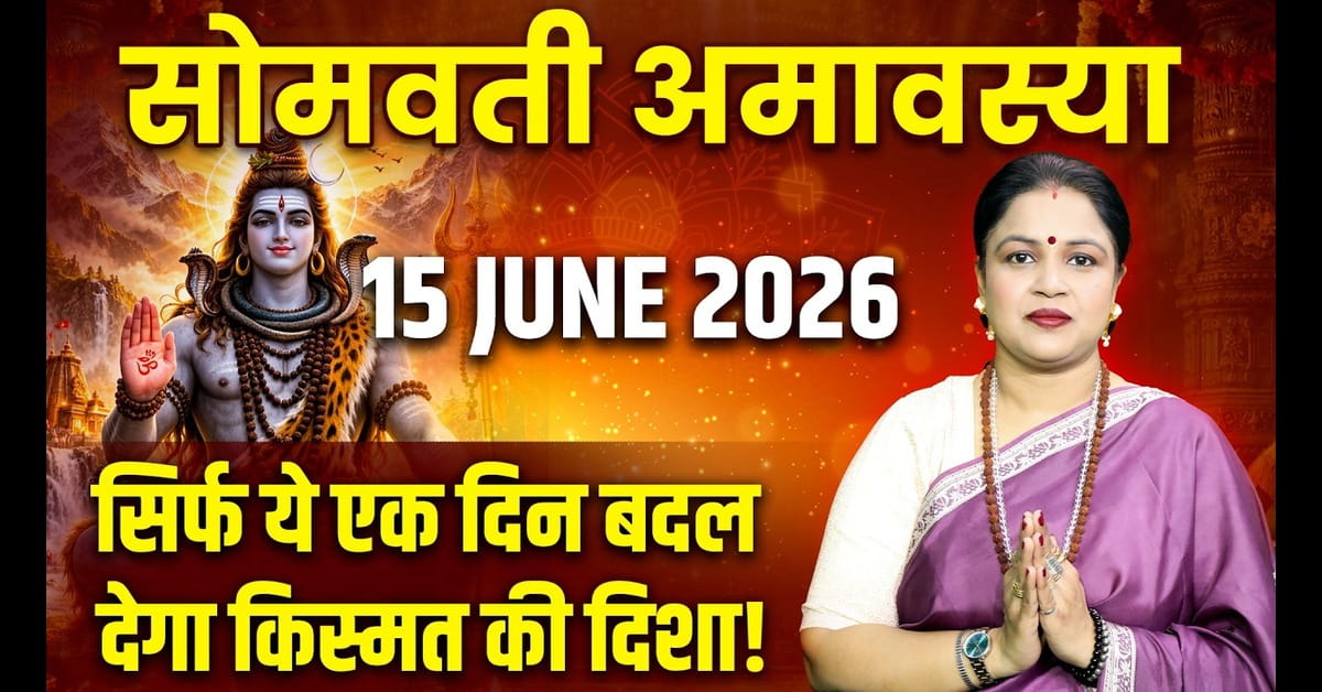 Somvati Amavasya 2026 कब है? जानें तिथि, पूजा विधि, महत्व और शुभ उपाय